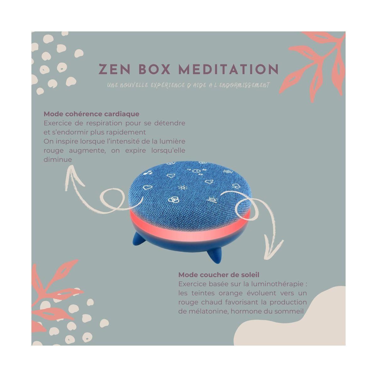 Terraillon Générateur de bruits blancs Zen Box Meditation