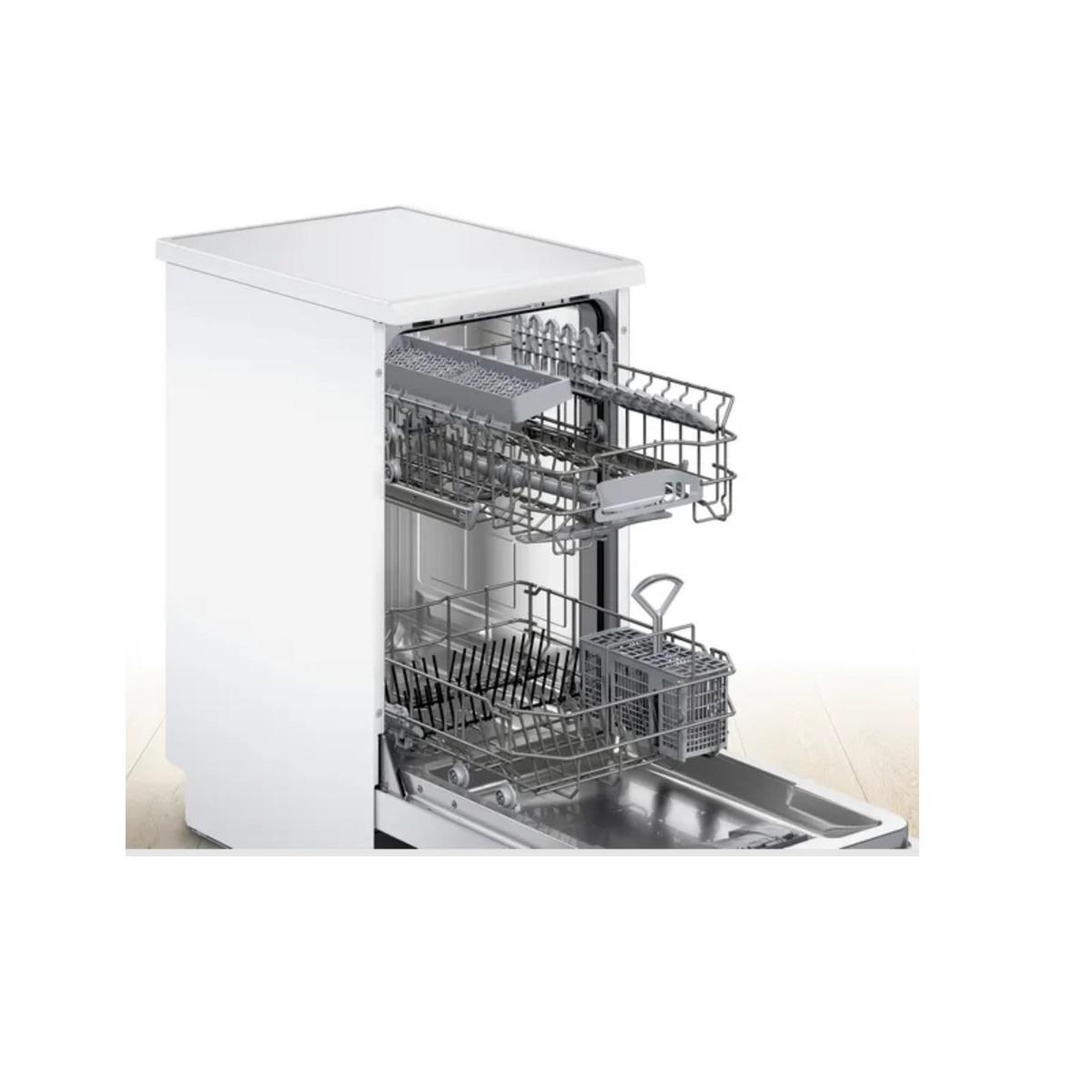 Voir la diapositive 6 : BOSCH Lave-vaisselle 60cm 10 couvert 46db blanc - sps2hkw58e