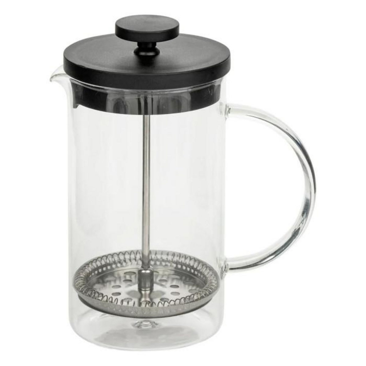 SECRET DE GOURMET Cafetière à Piston en Verre  Léon  60cl Transparent