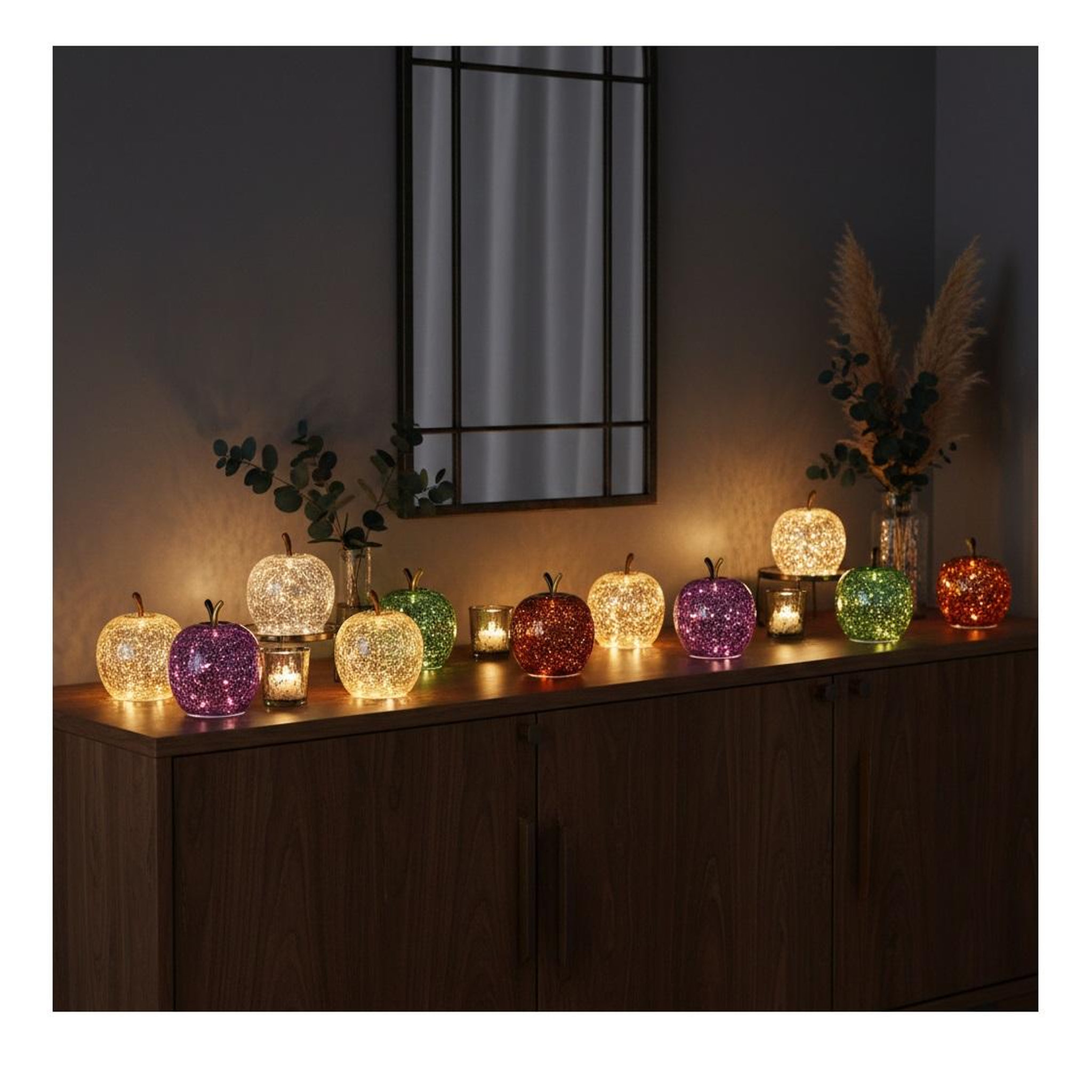 Voir la diapositive 3 : Eden Lampe pomme lumineuse 10 led design et moderne