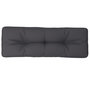 Voir la diapositive 2 : VIDAXL Coussin de palette anthracite 120x40x12 cm tissu