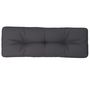 Voir la diapositive 2 : VIDAXL Coussin de palette anthracite 120x40x12 cm tissu