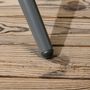 Voir la diapositive 6 : OUTSUNNY Ensemble salon de jardin design Acapulco 4 places 5 pièces noir alu gris