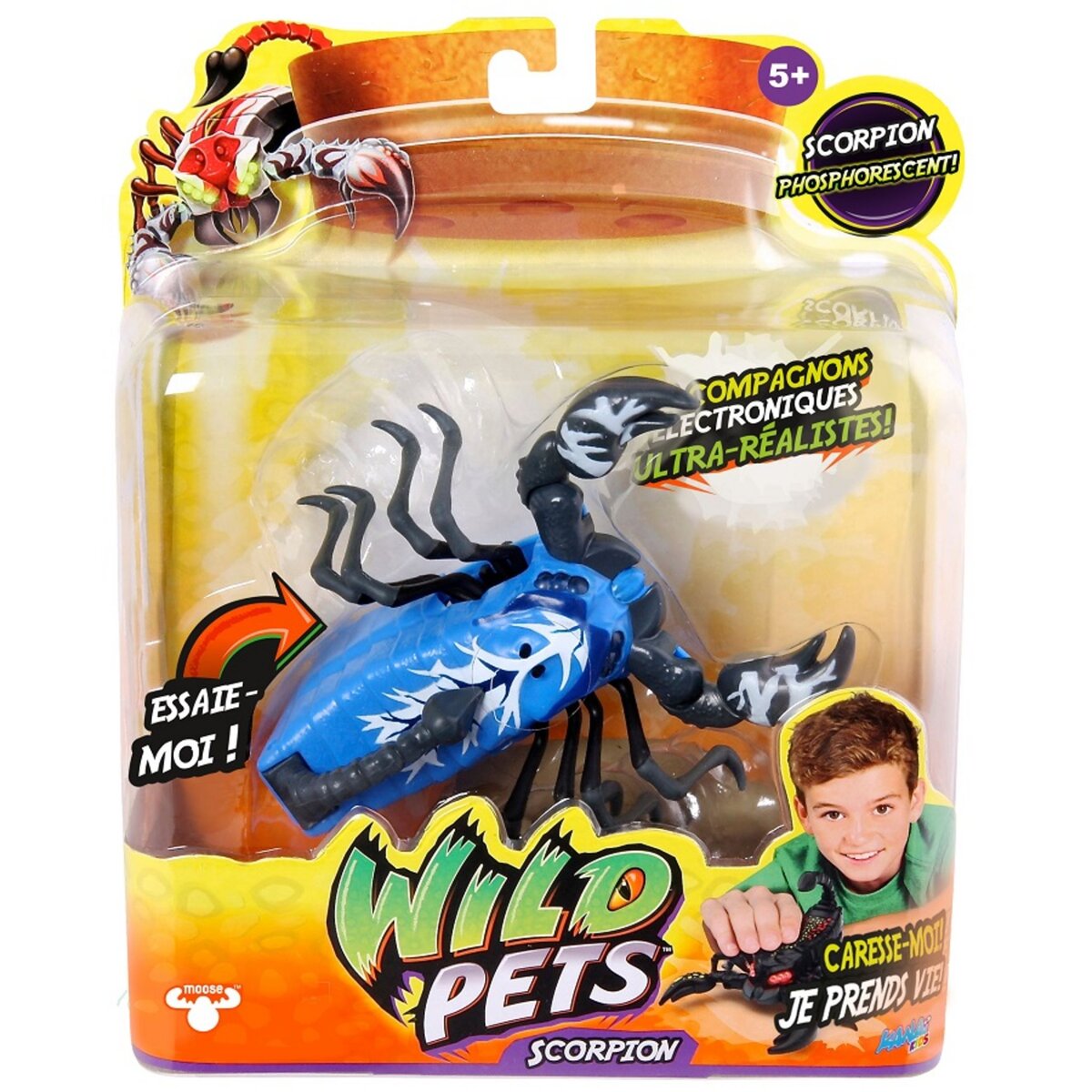 Wild pets scorpion interactif bleu