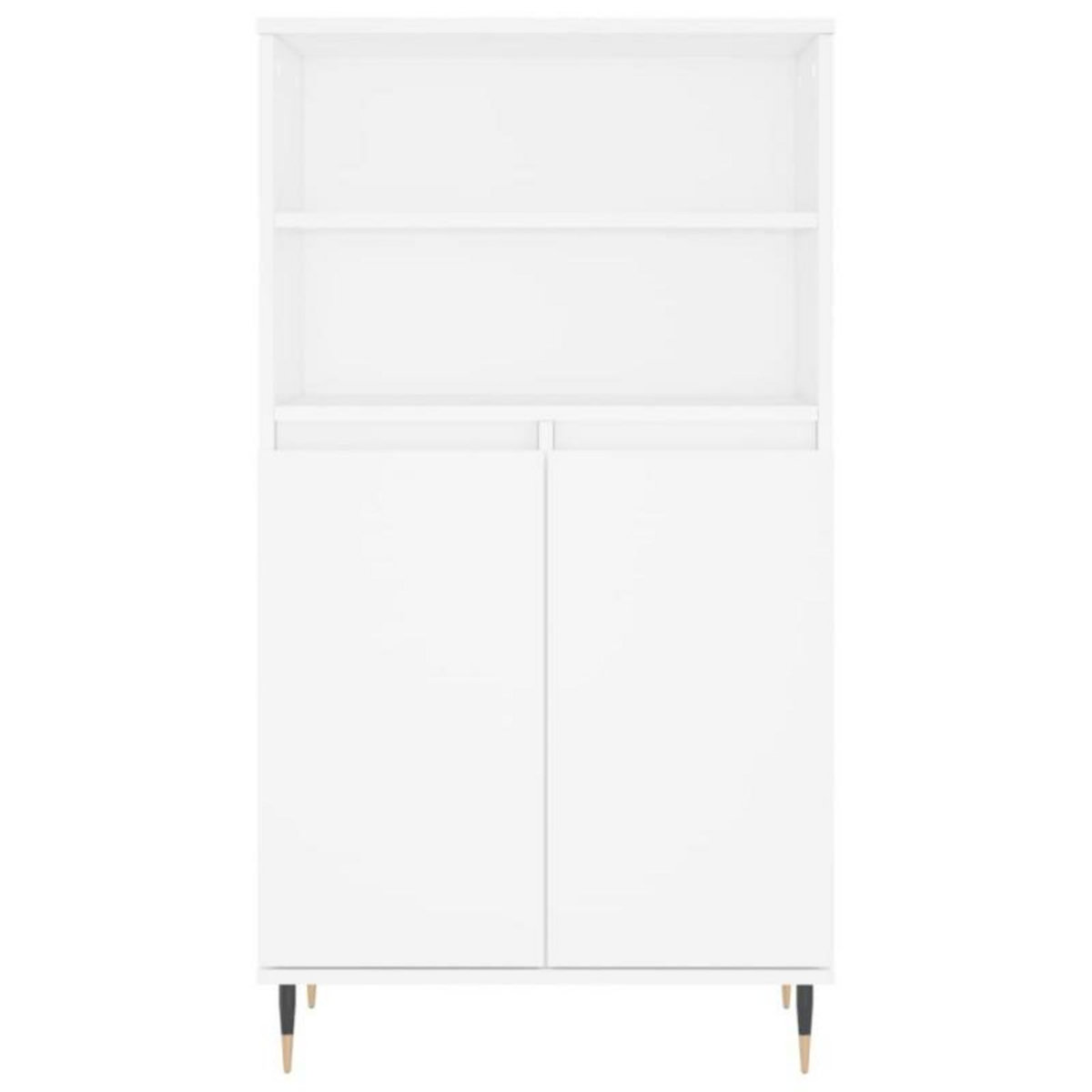 VIDAXL Buffet haut Blanc 60x36x110 cm Bois d ingénierie