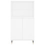 Voir la diapositive 6 : VIDAXL Buffet haut Blanc 60x36x110 cm Bois d ingénierie