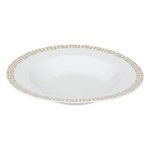 SECRET DE GOURMET Lot de 6 Assiettes Creuses  Aya  22cm Blanc