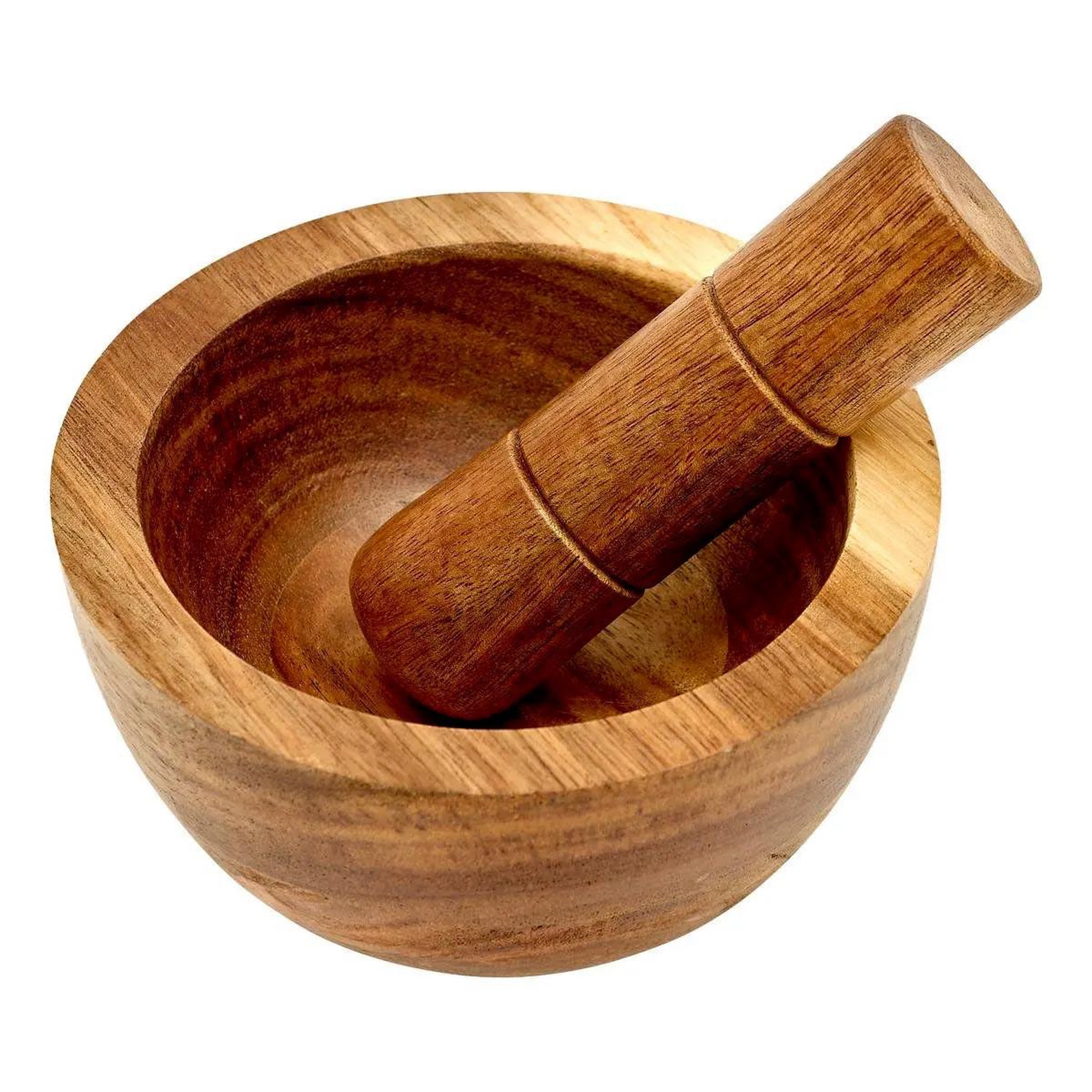 FIVE Mortier avec pilon en bois  acacia  12cm