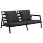 Voir la diapositive 2 : VIDAXL Salon de jardin 5 pcs avec coussins Aluminium Gris fonce