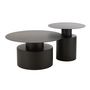 Voir la diapositive 4 : Paris Prix Table d'Appoint en Métal  Gregorio  55cm Noir