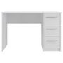 Voir la diapositive 1 : Bureau droit 3 tiroirs L110cm CARLA
