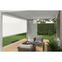 Voir la diapositive 2 : OMBREA Pergola bioclimatique - Adossée - Blanche -  3x4m - OMBREA