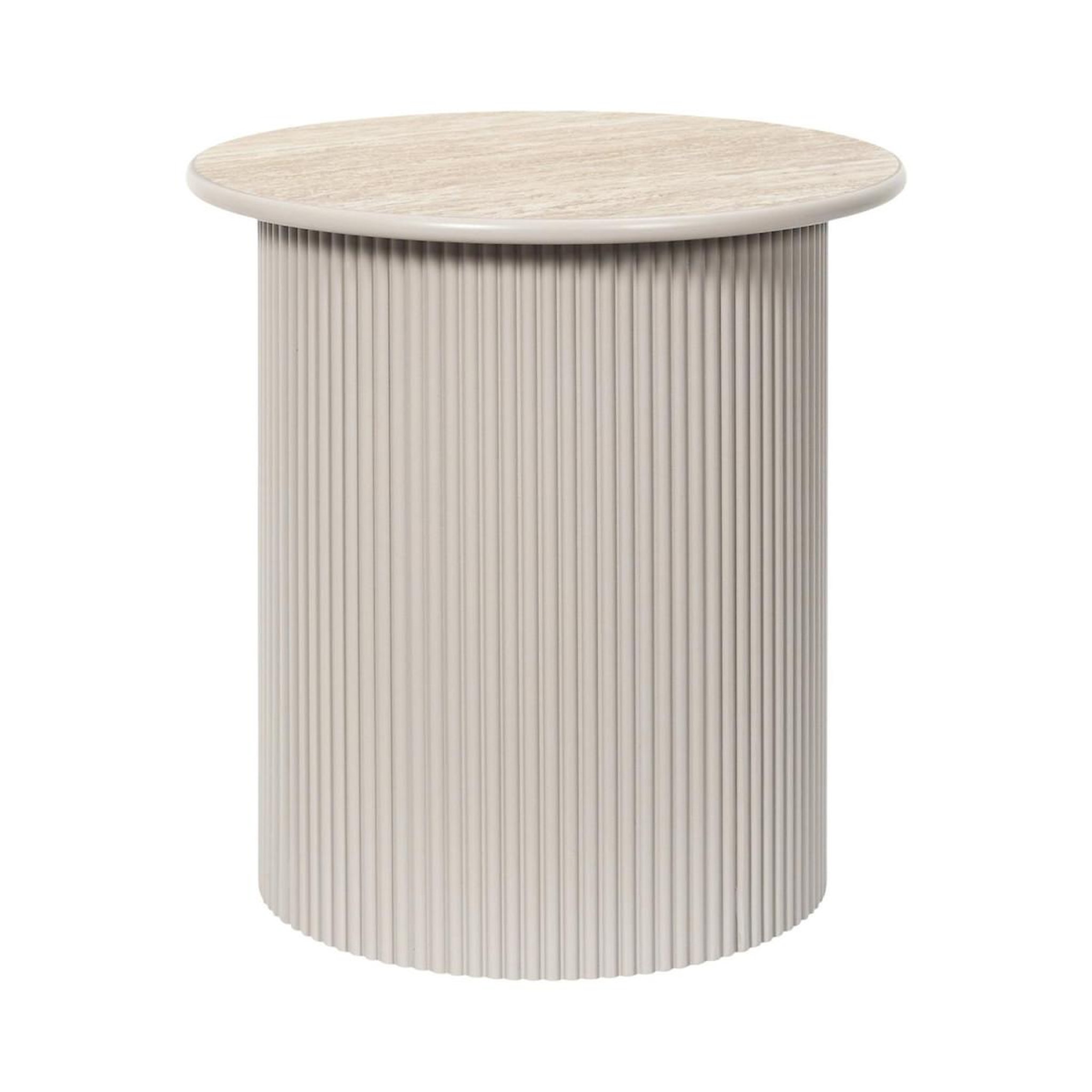 Voir la diapositive 2 : The Home Deco Factory Lot de 2 tables d'appoint  terra nova  38cm beige