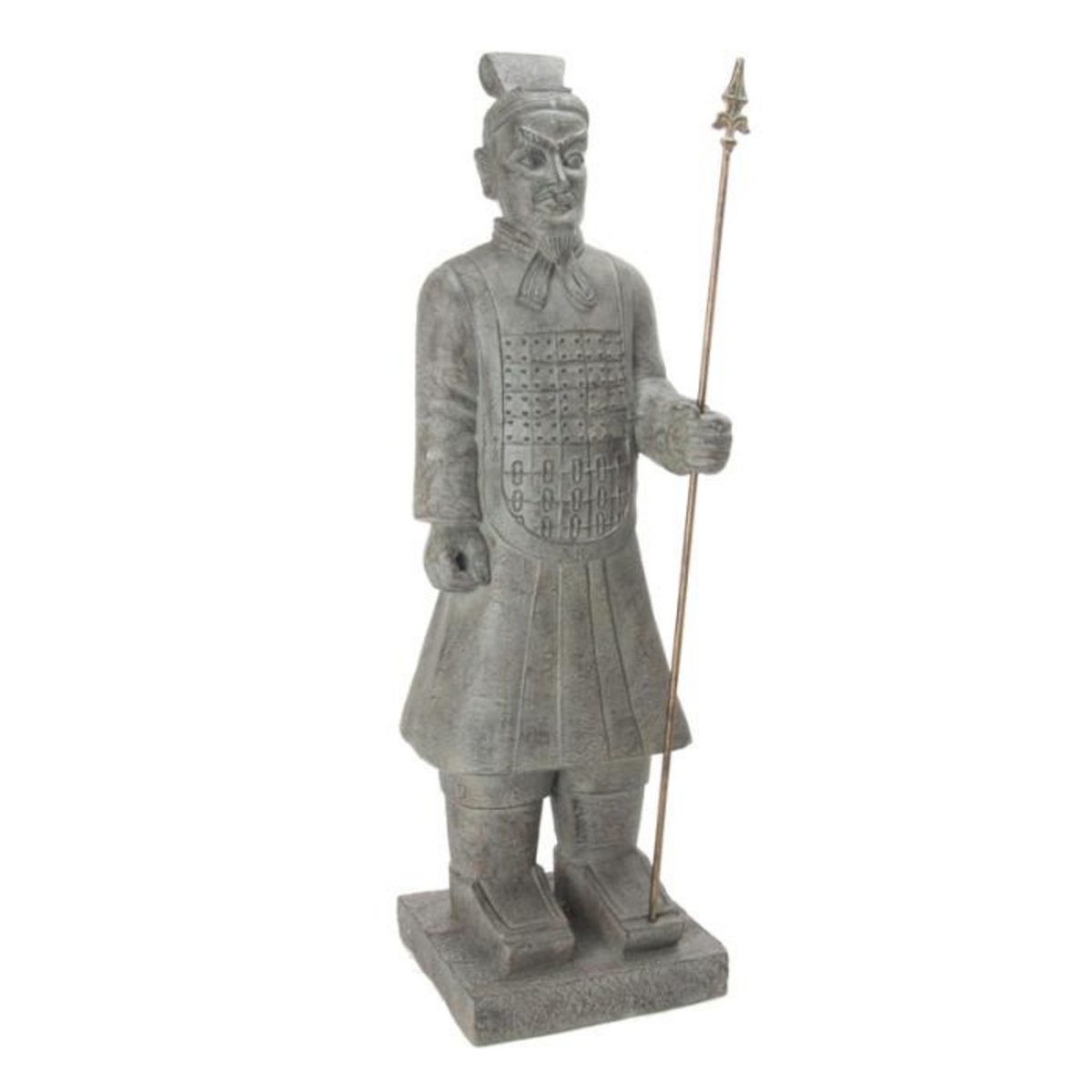 ATMOSPHERA Statue Déco  Samouraï  119cm Gris