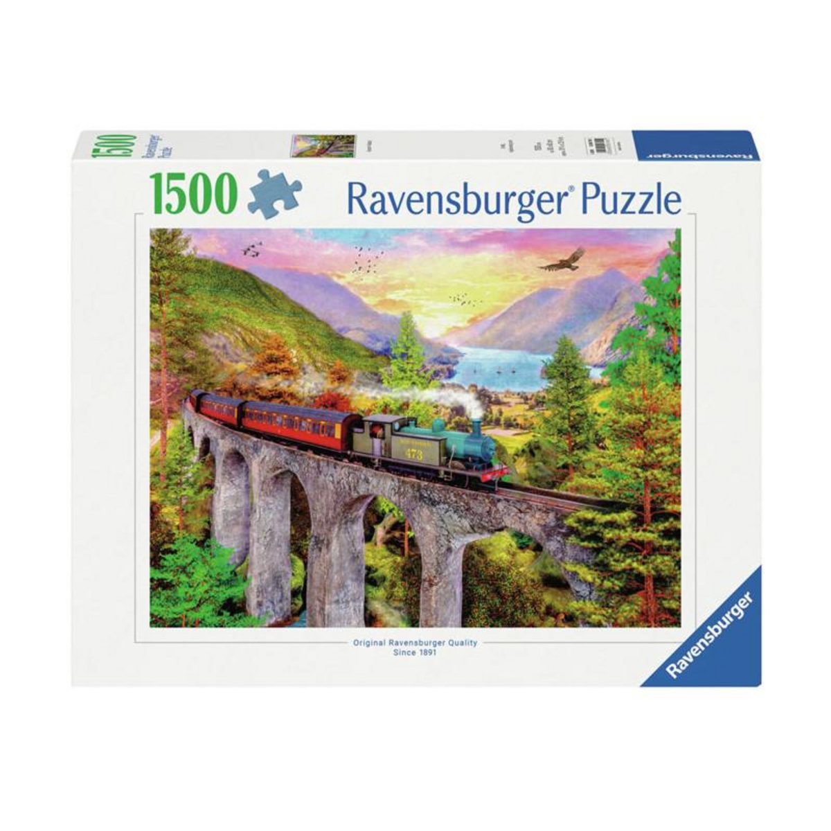 RAVENSBURGER Ravensburger - Jigsaw puzzle Zugfahrt Im Herbst, 1000pcs. 12000795 1