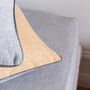Voir la diapositive 4 : FUTURE HOME Parure de lit 2 personnes en flanelle coton 57 fils unie multico 240x220cm