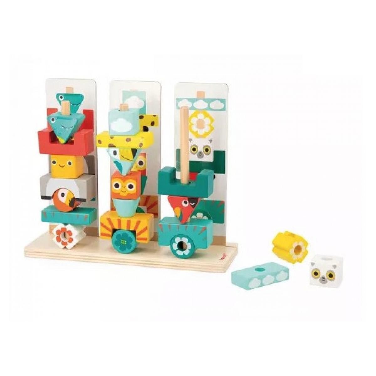 Juratoys-Janod Tropik - Totem tropik Jeu de memoire