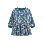 Petit Béguin Robe enfant en molleton Dina. Coloris disponibles : Bleu