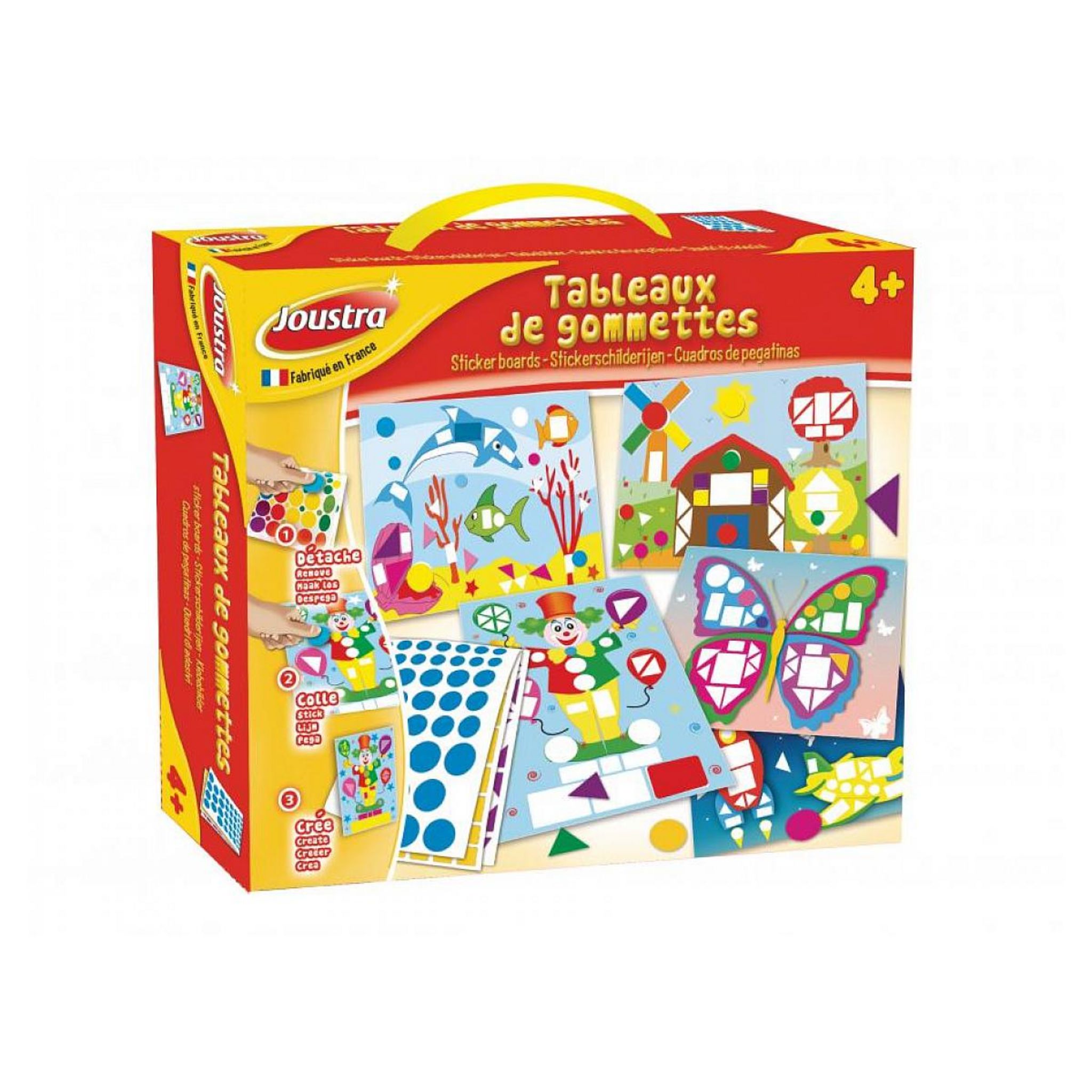 Maped Creativ - Coffret Maxi Gommettes Et Cartes D'Activités - 4000 Gommettes + 12 Cartes A5 Kit Creatif Pour Enfants Des 3 Ans