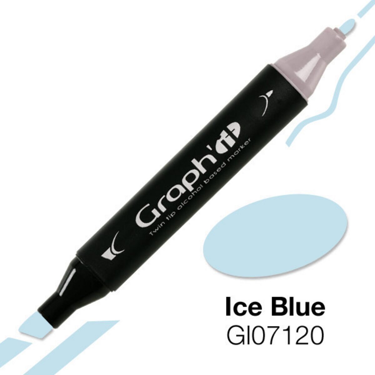 Graph it Marqueur à l'alcool Graph'it 7120 Ice blue