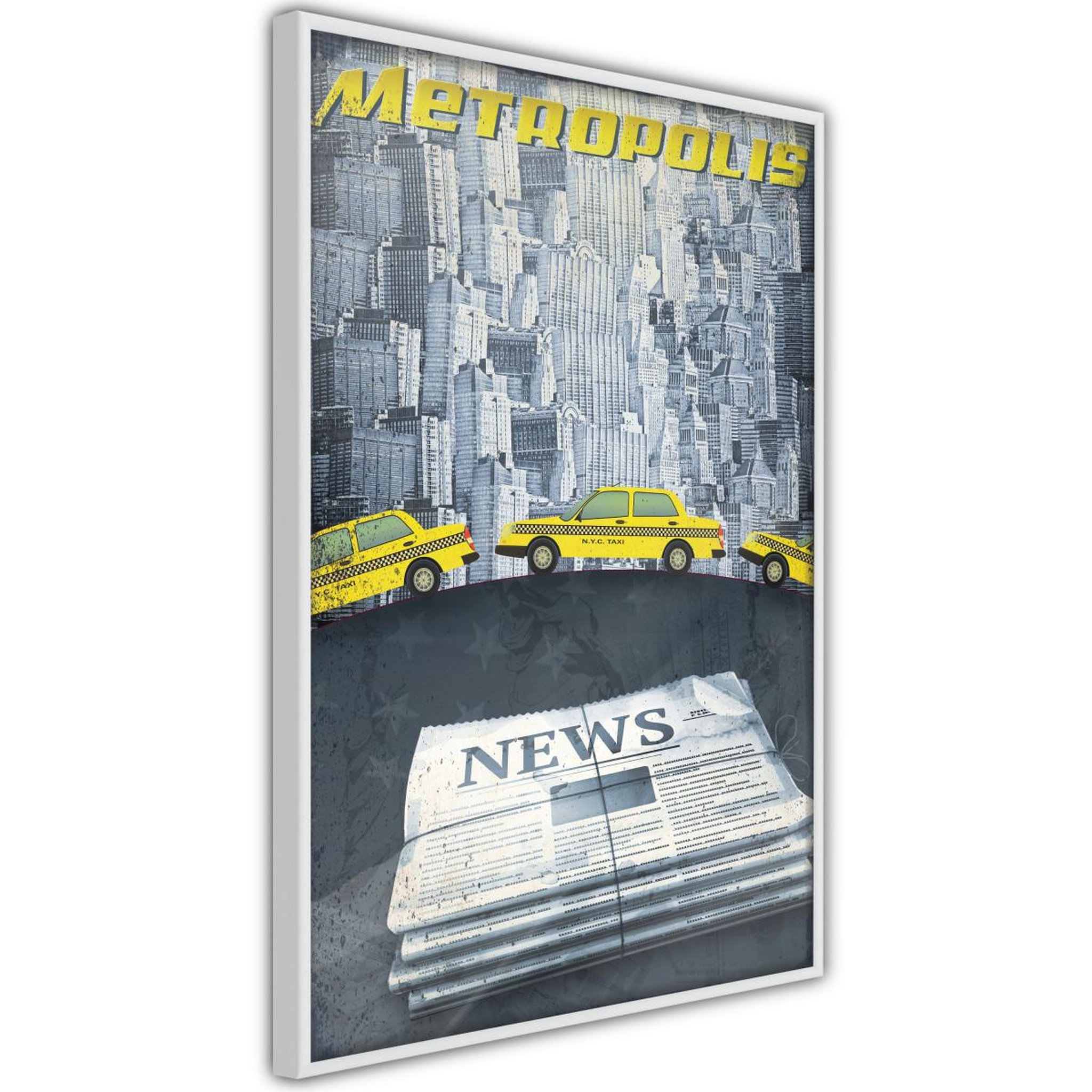 Paris Prix Affiche Murale Encadrée  Metropolis News