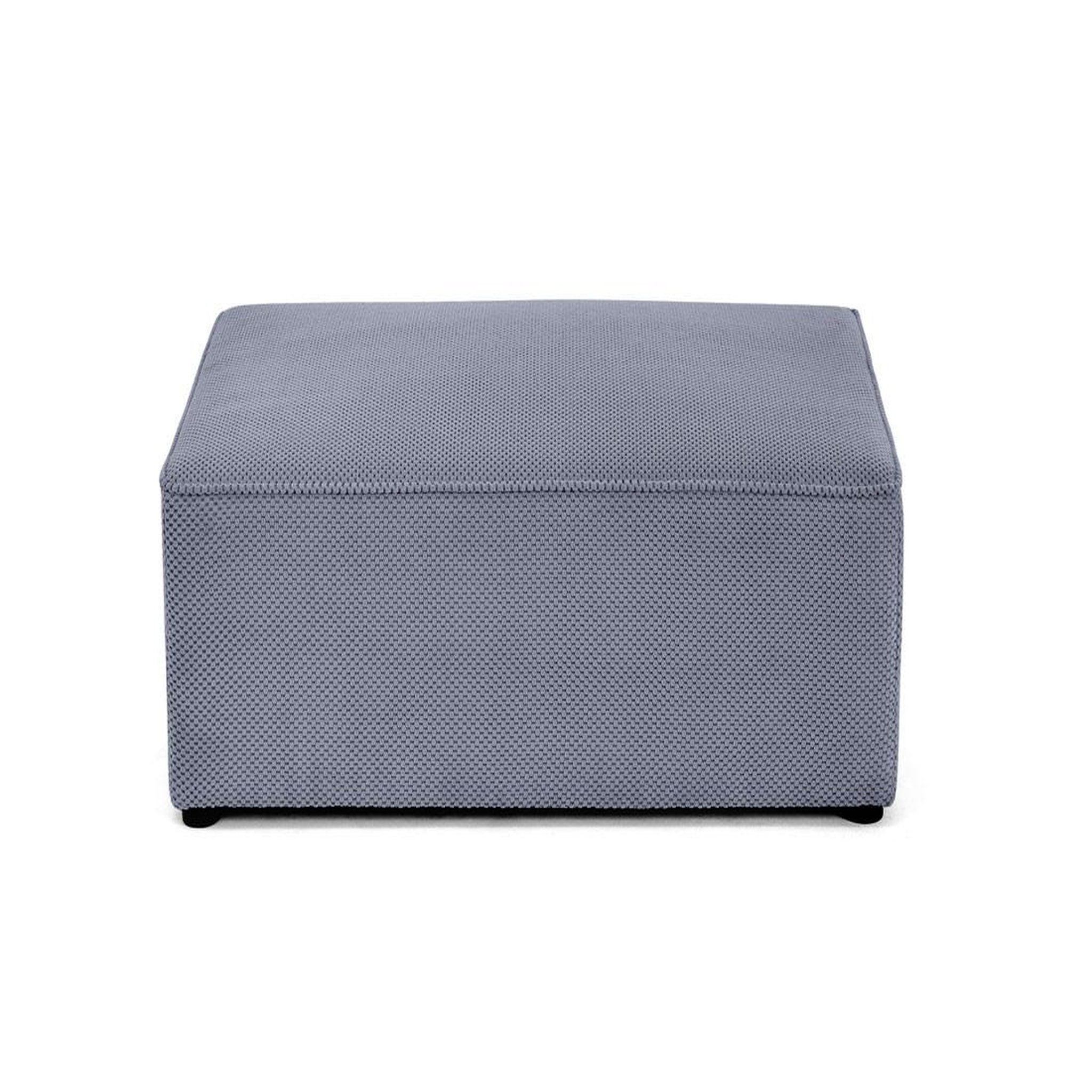 Voir la diapositive 1 : BEST MOBILIER Topaze - pouf - en velours texturé