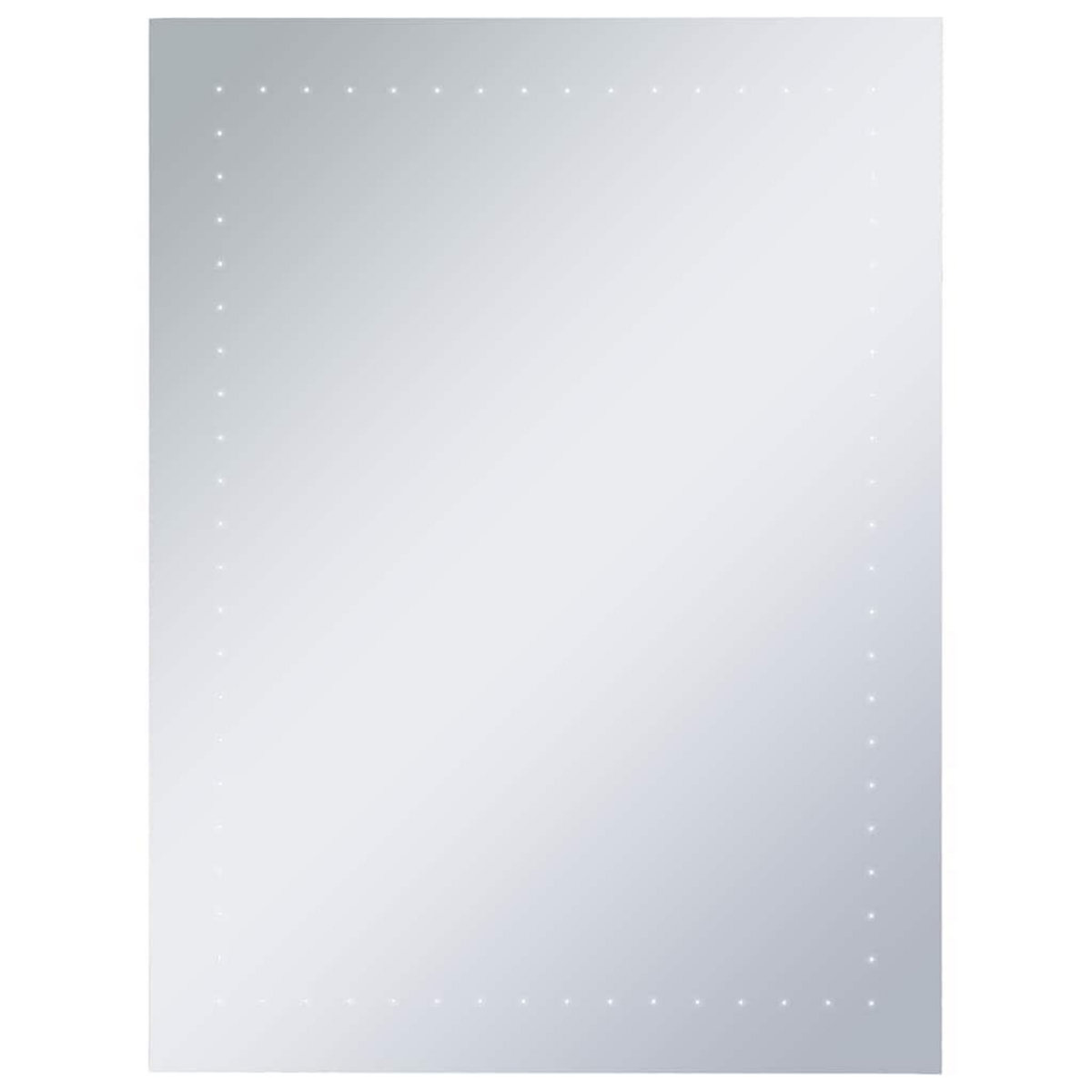 VIDAXL Miroir mural a LED pour salle de bains 60x80 cm