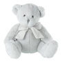 Voir la diapositive 1 : Paris Prix Peluche Enfant  Ourson Nœud  20cm Gris