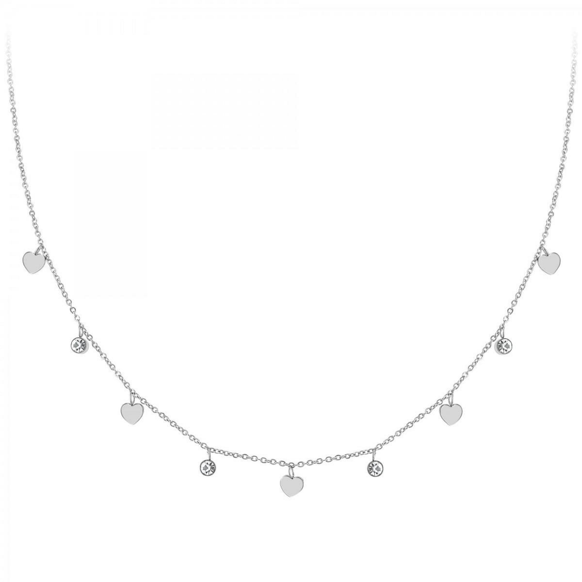 SC CRYSTAL Collier coeurs par SC Crystal orné de Zirconium