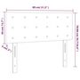 Voir la diapositive 6 : VIDAXL Tete de lit Marron Fonce 80x5x78/88 cm Tissu