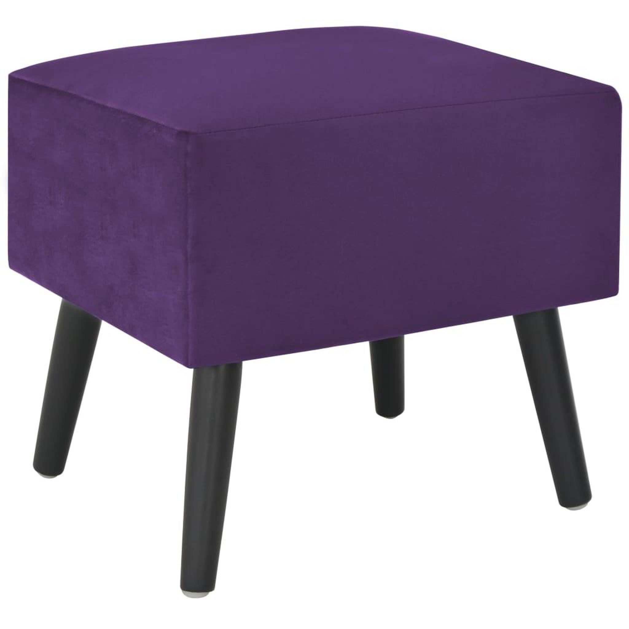 Voir la diapositive 3 : VIDAXL Table de chevet Violet fonce 40x35x40 cm Velours