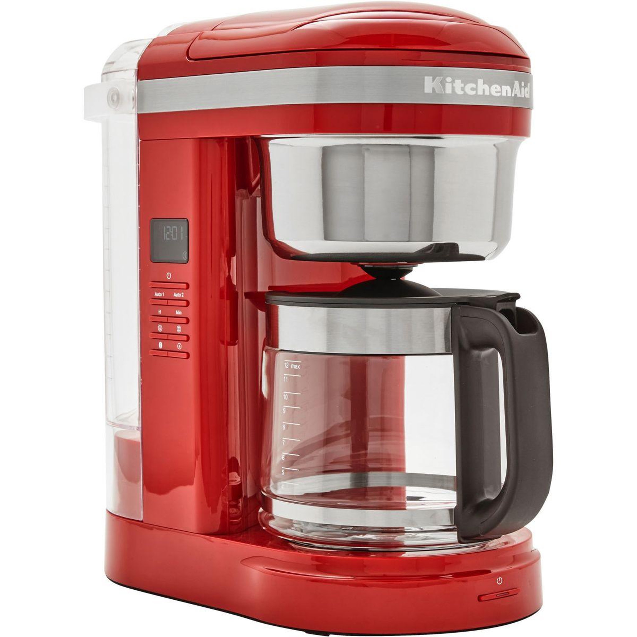 Voir la diapositive 3 : KitchenAid Cafetière filtre 5kcm1209eer rouge empire