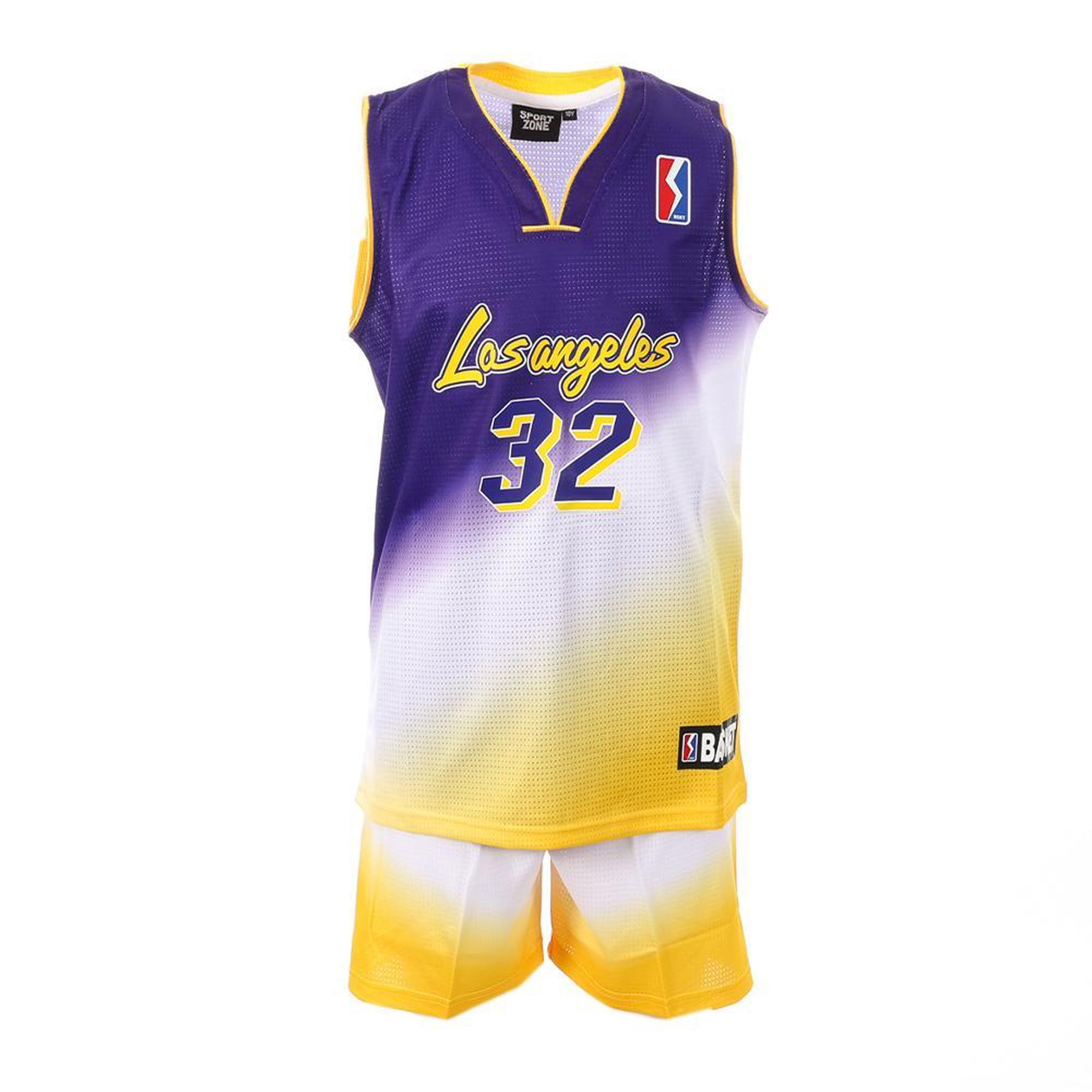SPORTZONE Los Angeles Ensemble de Baskets /Jaune Garçon Sport Zone. Coloris disponibles : Violet