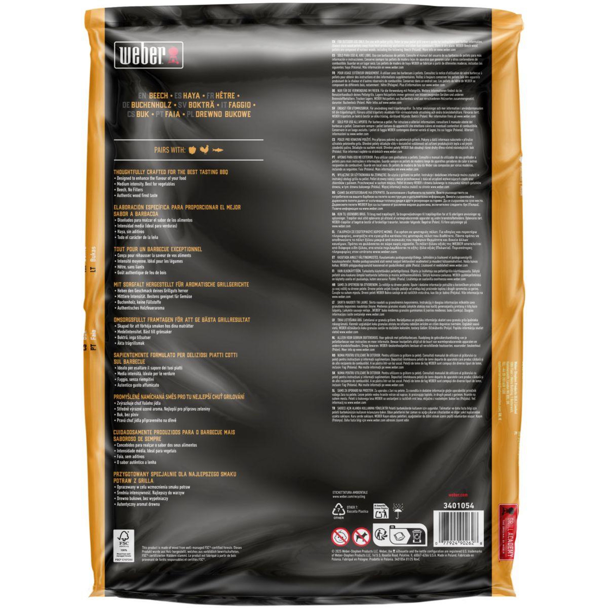 Voir la diapositive 2 : Weber Pellets fsc - hetrer 3401054