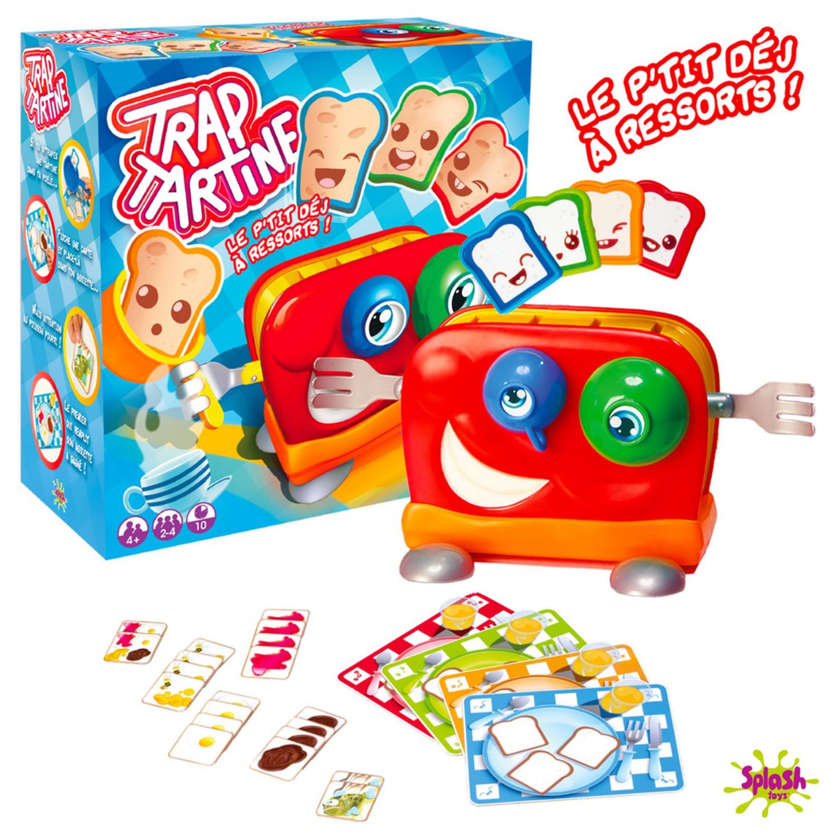 SPLASH TOYS Lot de 3 Jeux : Trap Tartine + Cargo Barjo + Trace Limace