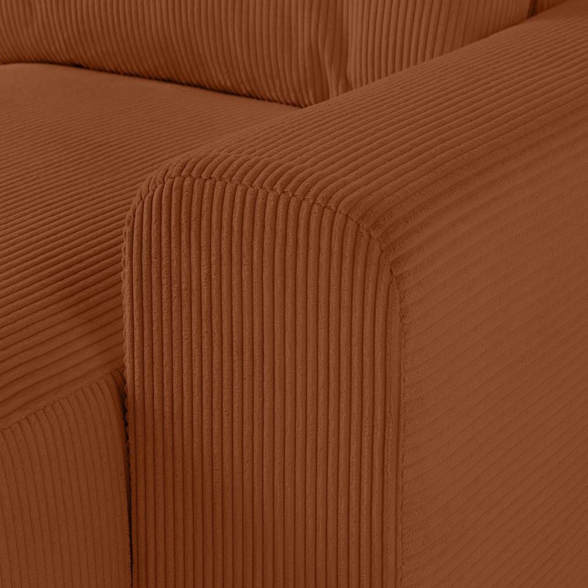 Voir la diapositive 5 : LISA DESIGN Garance - module d'assise méridienne droit - en velours côtelé