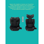 Voir la diapositive 4 : NANIA NANIA Siège Auto enfant Sienna I-size 100-150 cm-env 4-12 ans -Protection Latérale - Appui-tête Réglable- Porte gobelet