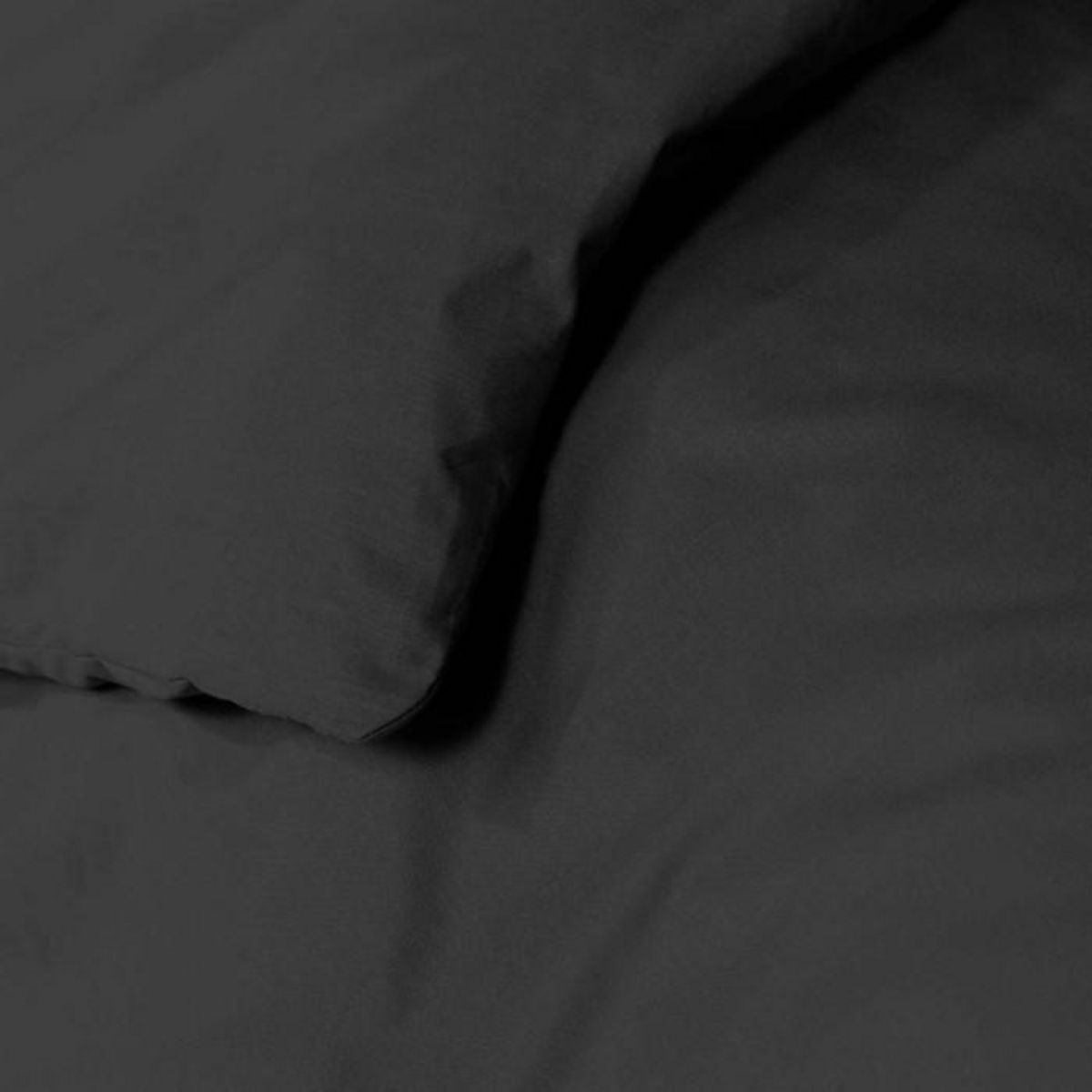 Paris Prix Housse de Couette  Lina  140x200cm Noir