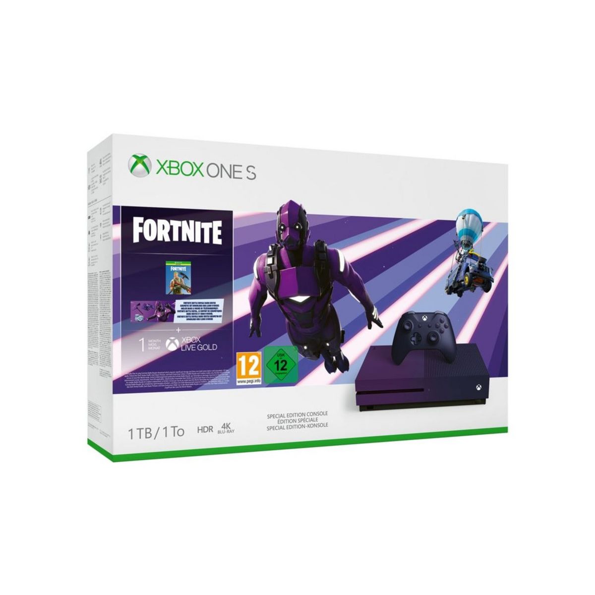 MICROSOFT Console Xbox One S 1 To Fortnite Edition limitée