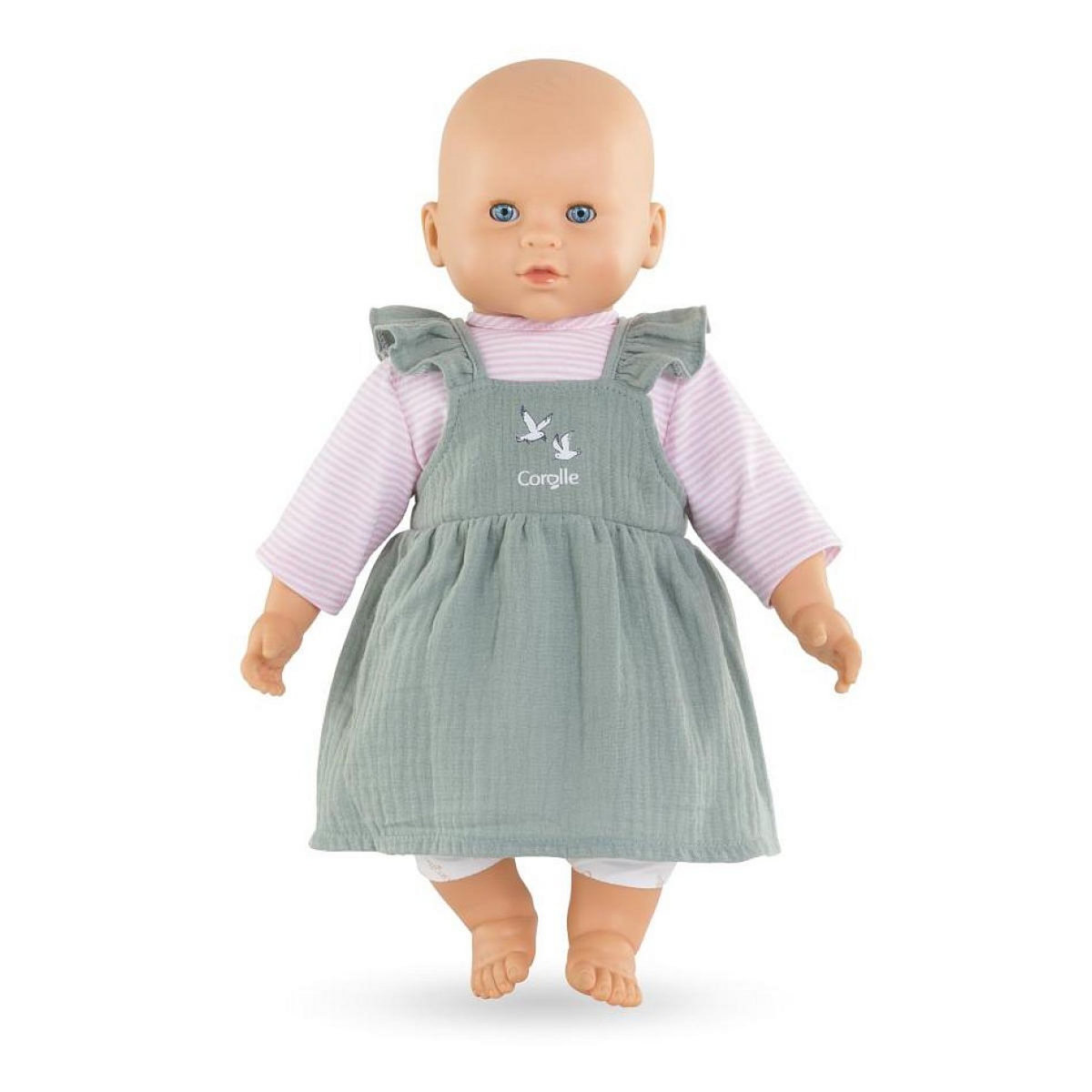 Corolle Robe à Volants & T-Shirt Bords de Loire pour poupon 42 cm