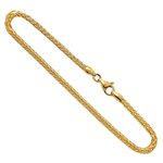 L'ATELIER D'AZUR Bracelet Or 18 Carats 750 Jaune Maille Palmier - Femme