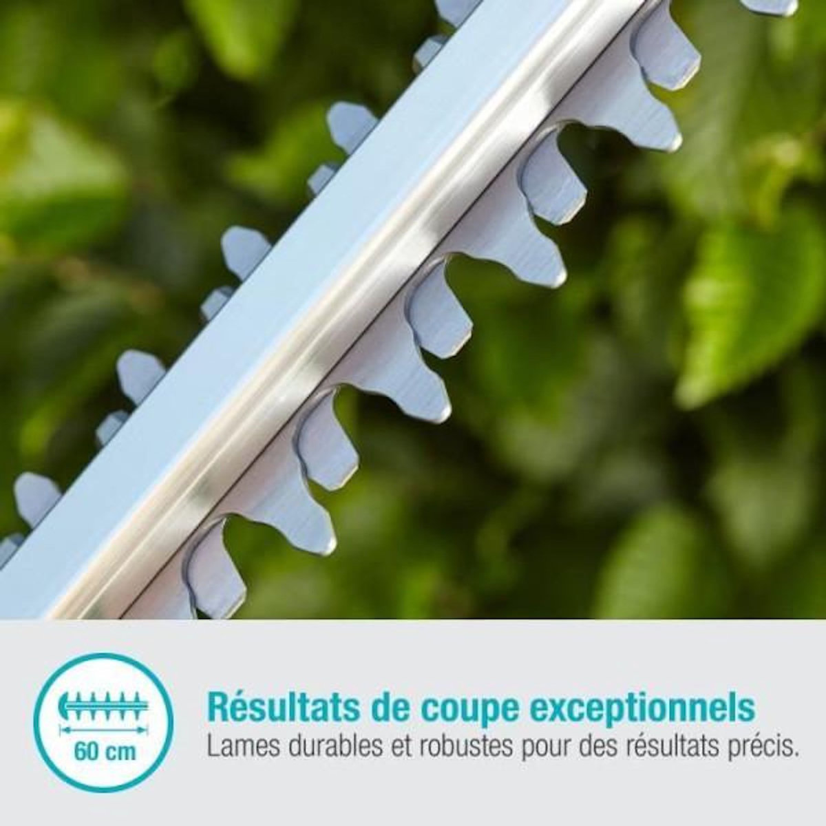 Gardena Taille-haies a batterie GARDENA - ComfortCut 60/18V - 18V - 60 cm (Livré avec batterie Li-ion 2,5Ah + chargeur)