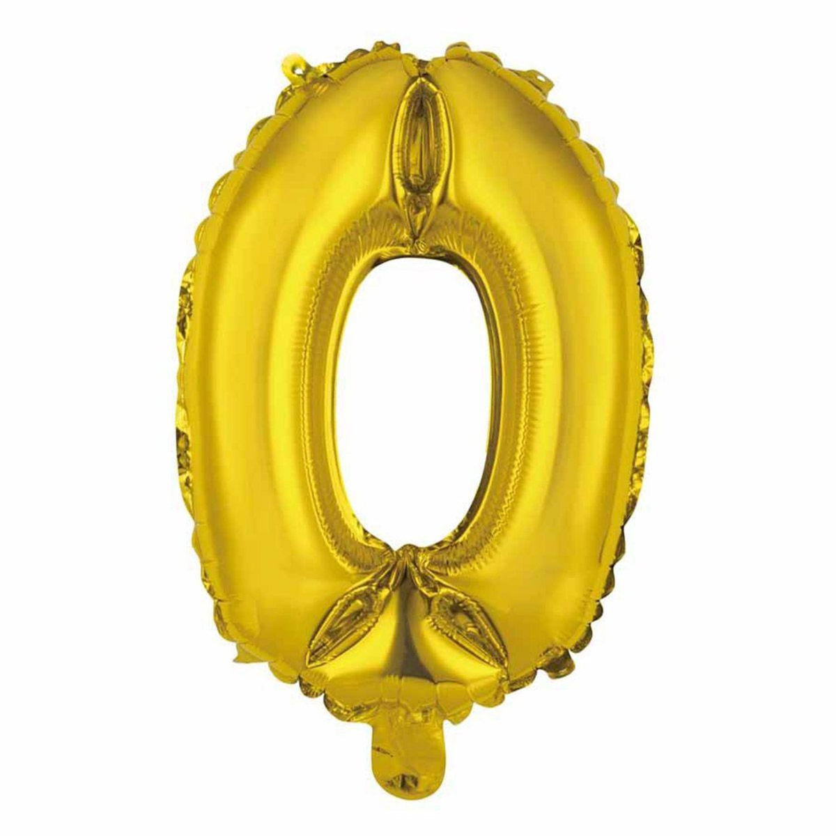 Paris Prix Ballon Gonflable Métallisé  Chiffre 0  40cm Or