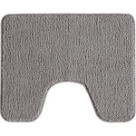 GUY LEVASSEUR Tapis de toilette uni en polyester  50x40cm. Coloris disponibles : Violet, Bleu, Marron, Beige, Rouge, Gris