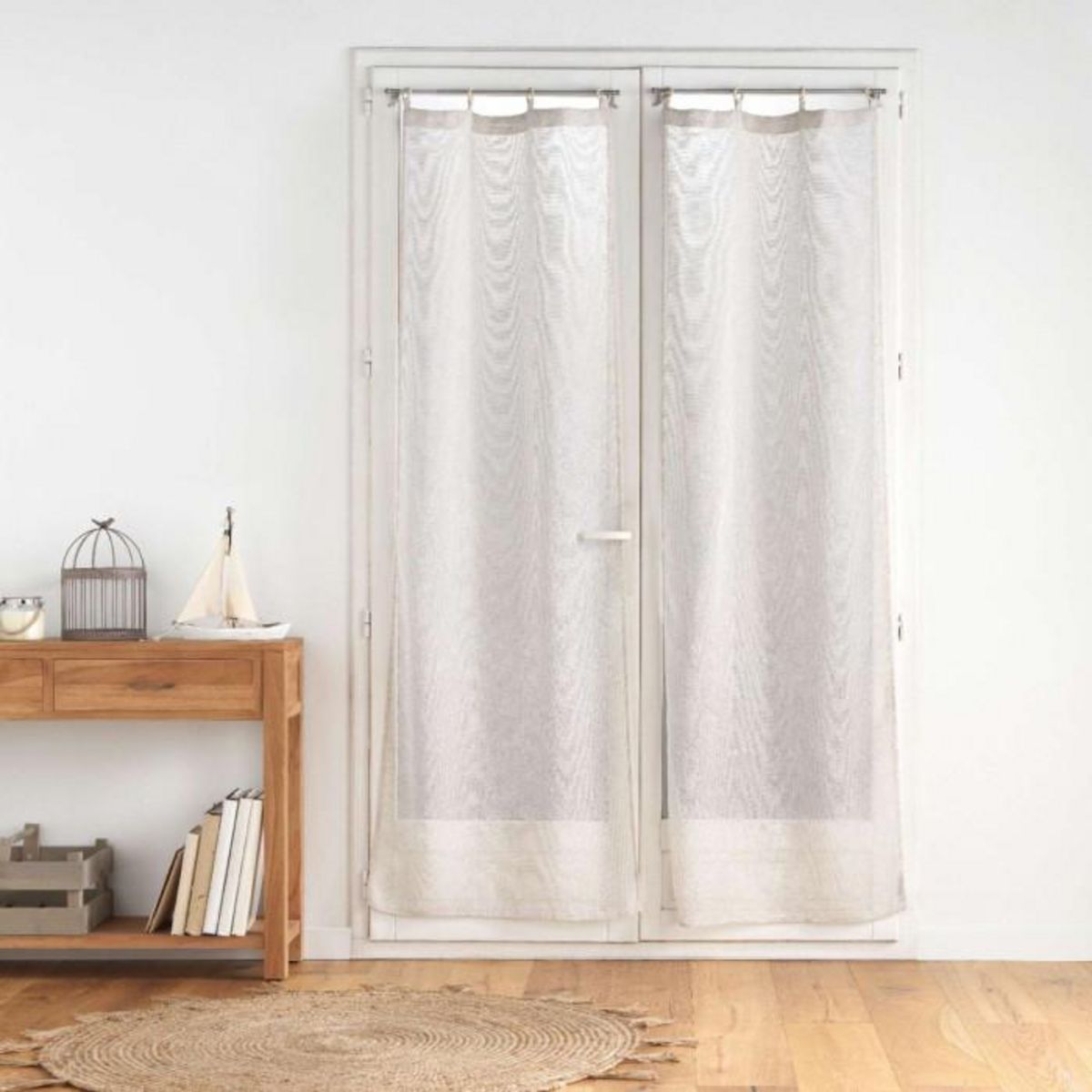 Paris Prix Paire de Voilages à Œillets  Minalisa  70x200cm Lin