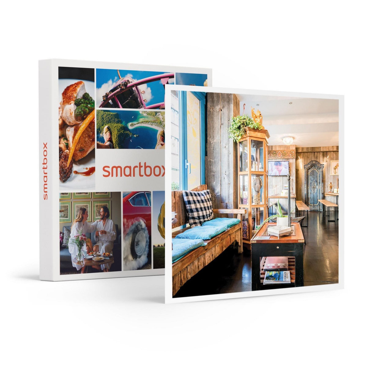 Smartbox Séance de bien-être de 2h chez Mamabali Spa Paris : massage balinais, soins et hammam pour 2 - Coffret Cadeau Bien-être