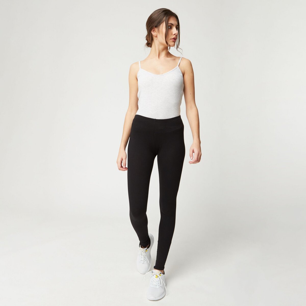 INEXTENSO Legging noir femme pas cher Auchan.fr