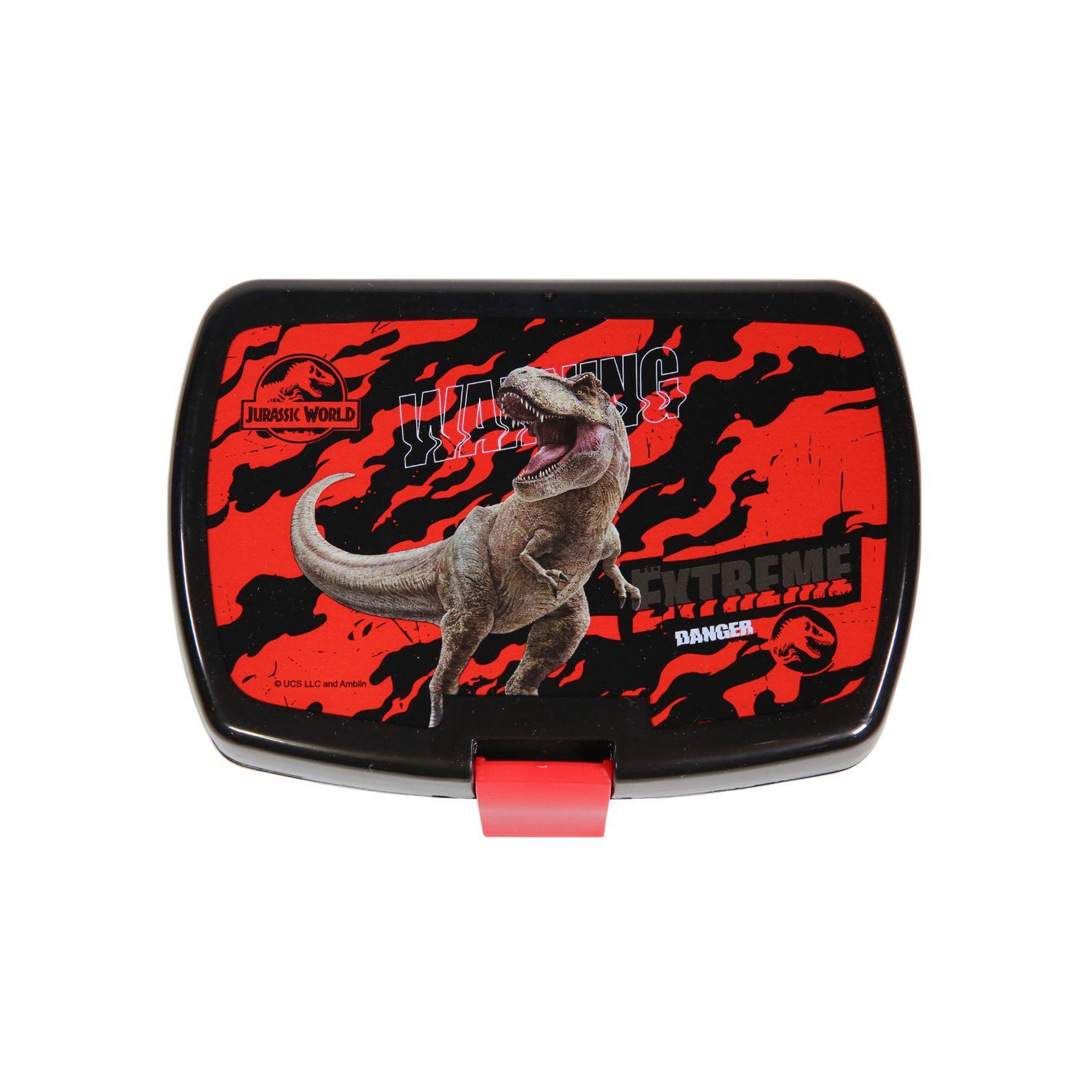 Bagtrotter BAGTROTTER Boite Déjeuner en plastique Jurassic World Noire Dinosaure