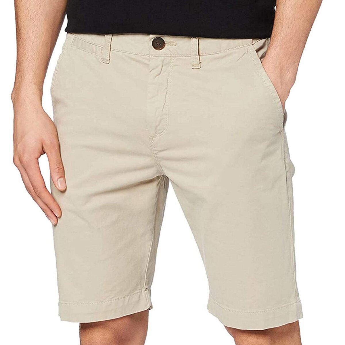 Short chino beige discount homme