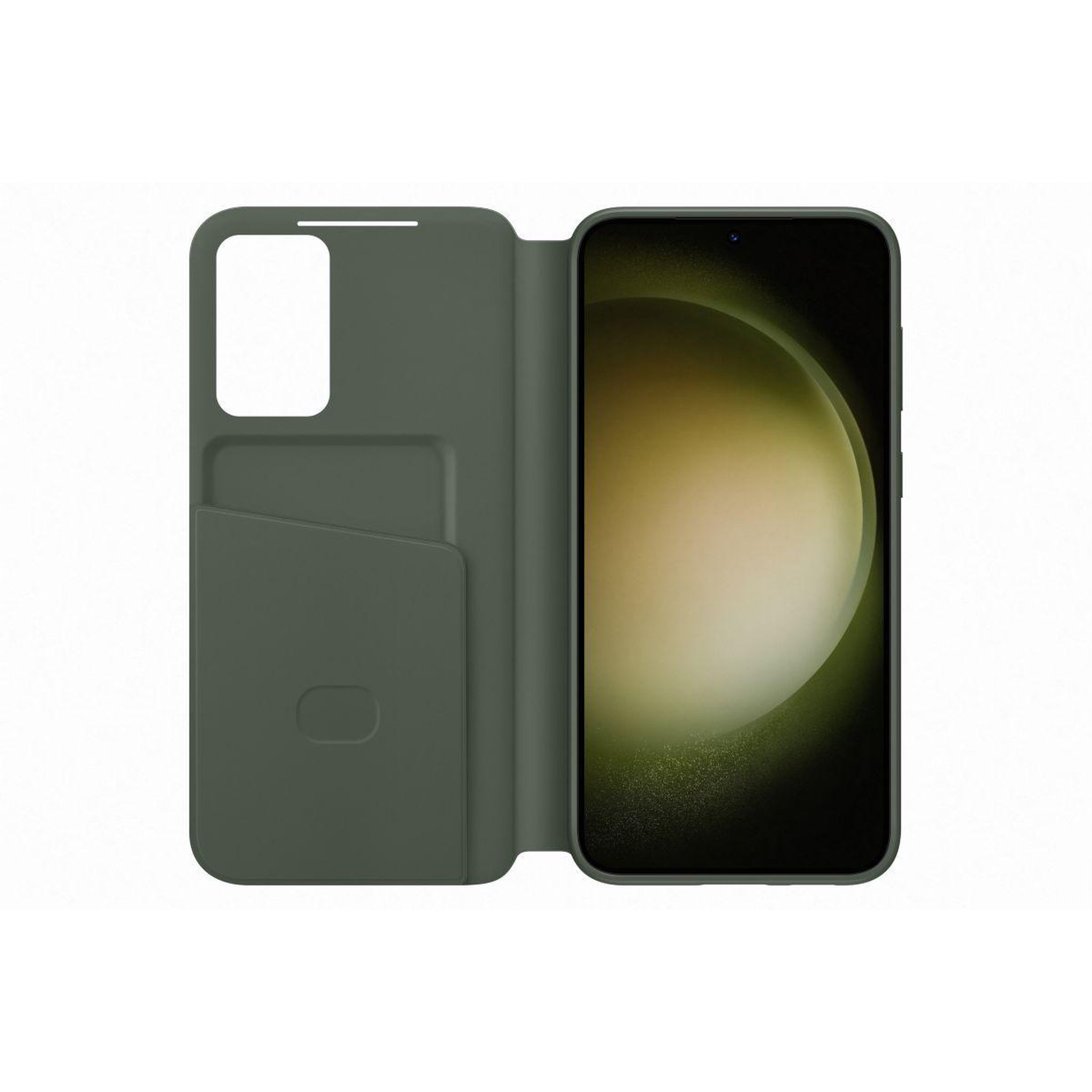 Voir la diapositive 4 : Samsung Etui s23+ smart view porte-carte khaki